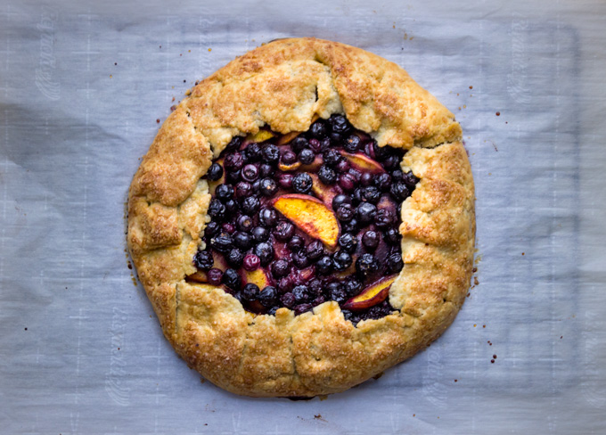 Peach Blueberry Gallete